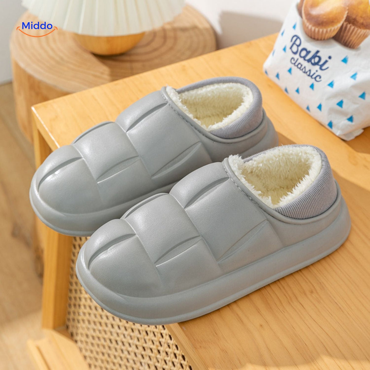 Huisslippers Antislip Katoenen Pantoffels Afneembare Velours Voering Indoor Outdoor Herfst Winter Unisex | Sulvida