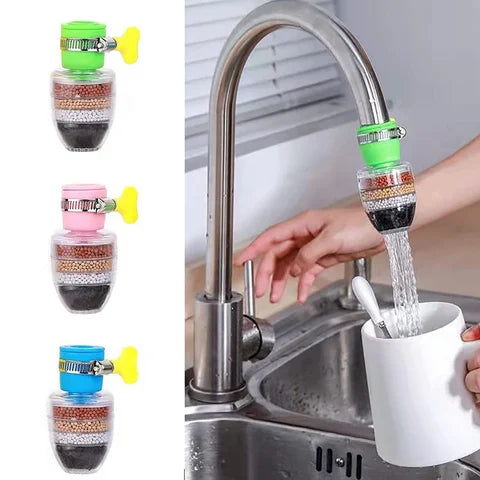 Kraanfilter voor Thuis Drinkwater | Meerfasefilter met Actieve Kool en Mineralen voor Helder Leidingwater | Sulvida