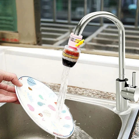 Kraanfilter voor Thuis Drinkwater | Meerfasefilter met Actieve Kool en Mineralen voor Helder Leidingwater | Sulvida