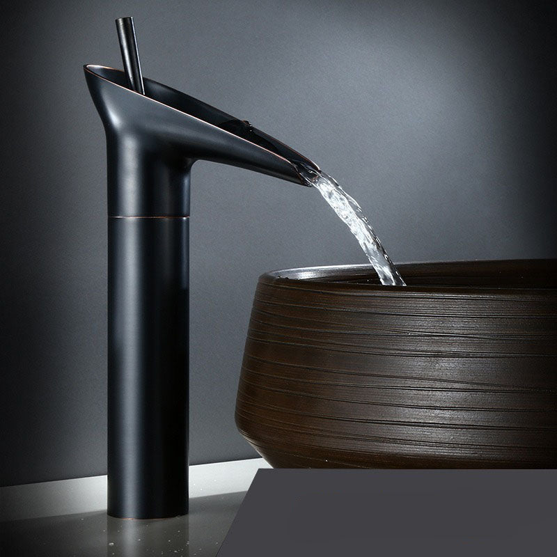 Kraan voor Wastafel Klassiek Vintage Messing Waterval Eengats Koud Water Antiek Badkamer Retro Nostalgisch | Sulvida