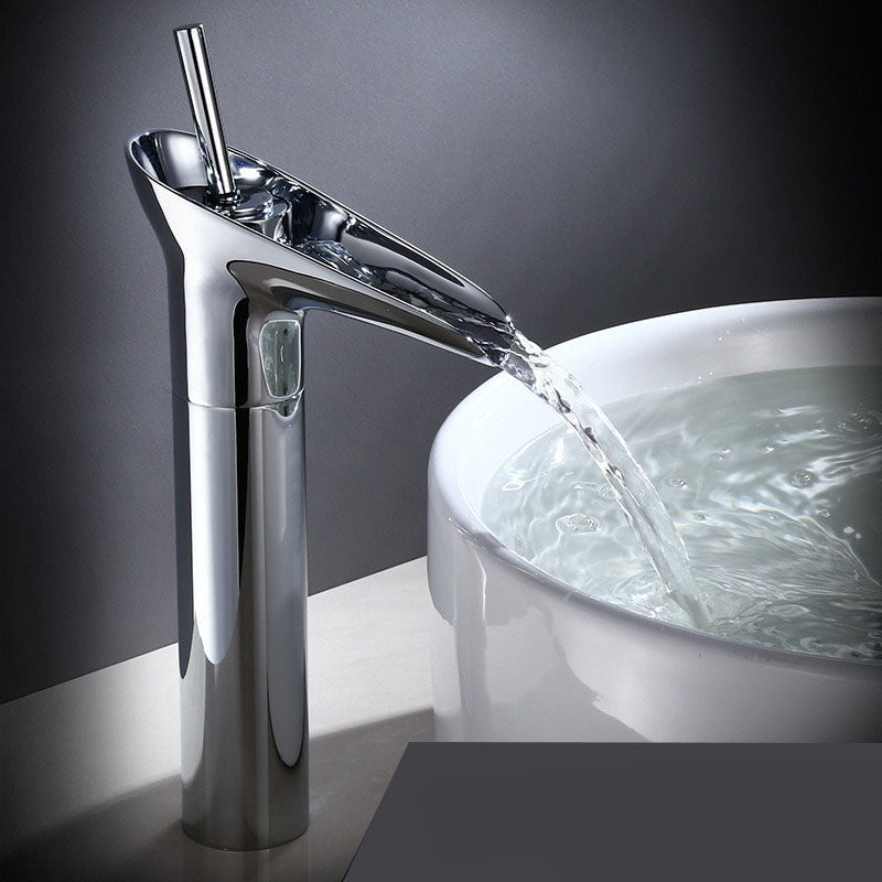 Kraan voor Wastafel Klassiek Vintage Messing Waterval Eengats Koud Water Antiek Badkamer Retro Nostalgisch | Sulvida