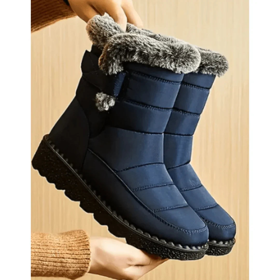 Bottes d’hiver imperméables unisexes Bottes de neige chaudes Semelle antidérapante Bottes de neige d’extérieur Ajustement sûr | Sulvida