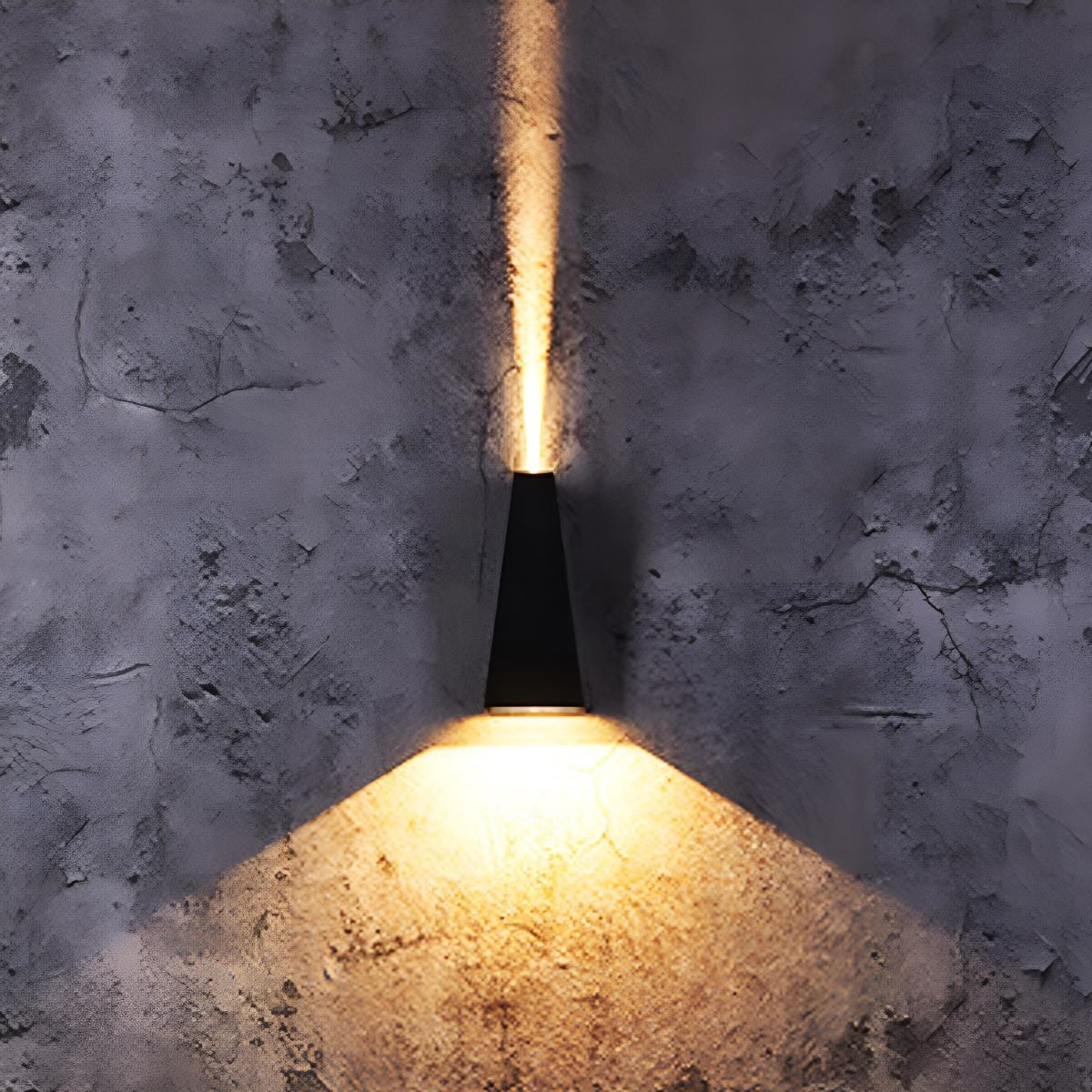 LED Buitenwandlamp Zwart Waterdicht IP65 Up & Down Verlichting Gevel Muur Veranda Tuin Aluminium Design | Sulvida