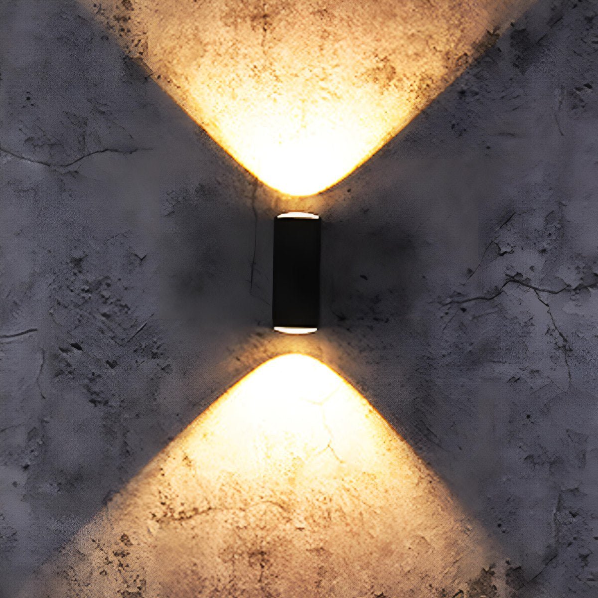 LED Buitenwandlamp Zwart Waterdicht IP65 Up & Down Verlichting Gevel Muur Veranda Tuin Aluminium Design | Sulvida