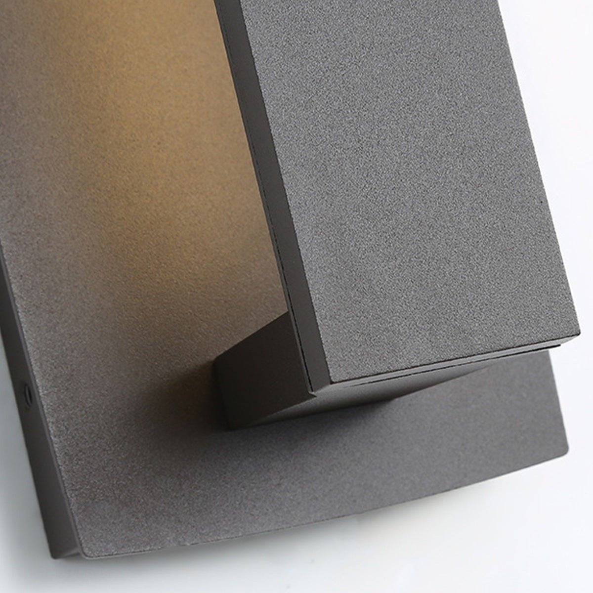 Aluminium Buitenwandlamp Zwart Rechthoekig LED Waterdicht IP54 Verlichting voor Voordeur Terras en Tuin | Sulvida
