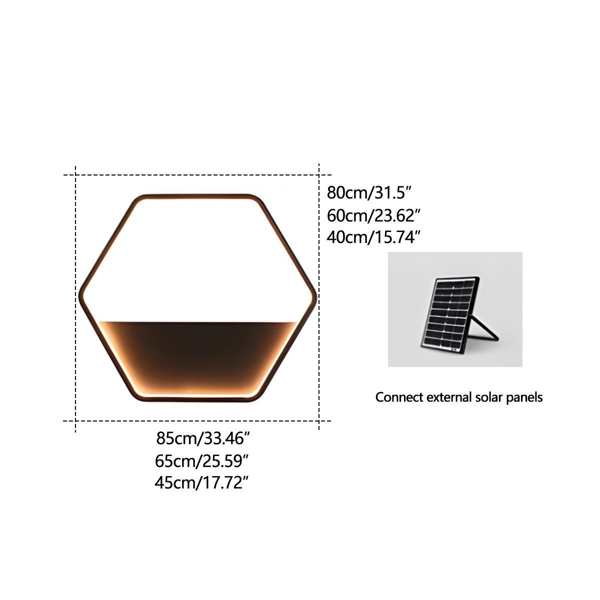 Wandlamp Buiten met Plantenbak Solar LED Zwart Waterdicht RVS Tuinverlichting Gevelverlichting Decoratief | Sulvida