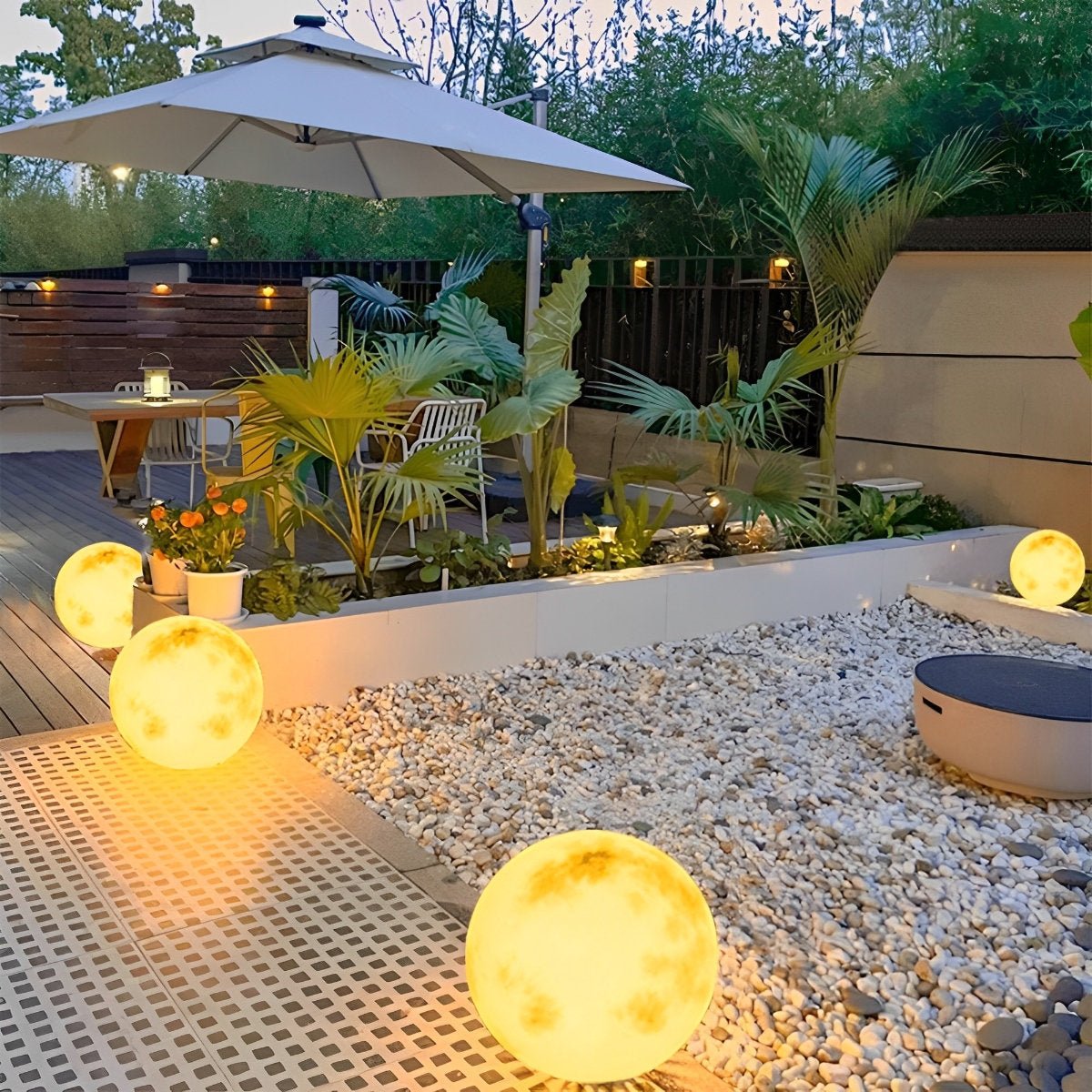 Decoratieve Maanlamp Tuinverlichting op Zonne-Energie met Afstandsbediening Waterdicht IP67 voor Tuin en Balkon | Sulvida