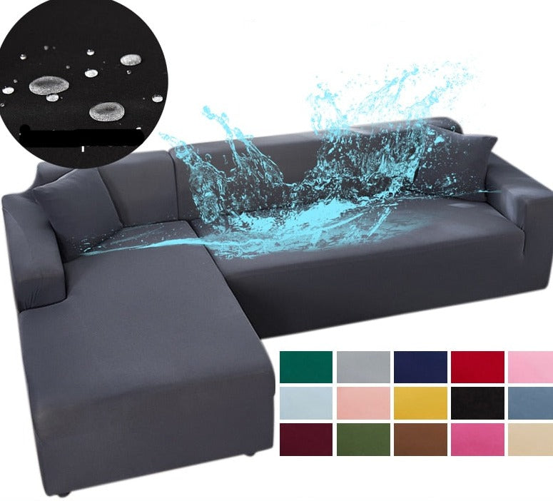 Waterdichte Rekbare Bankhoes Polyester Meubelbeschermer Kindvriendelijk Huisdiervriendelijk Antislip | Sulvida