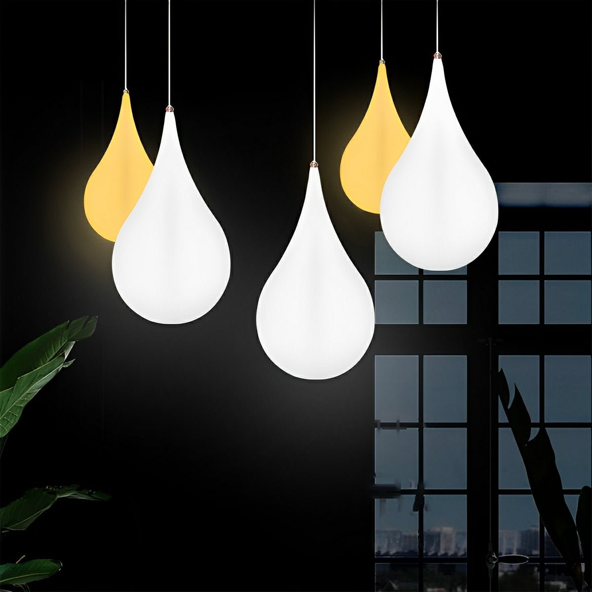 LED Hangverlichting Druppelvorm Waterdicht IP65 Sfeerlicht voor Tuin Terras Binnenplaats Buiten Sfeerverlichting | Sulvida