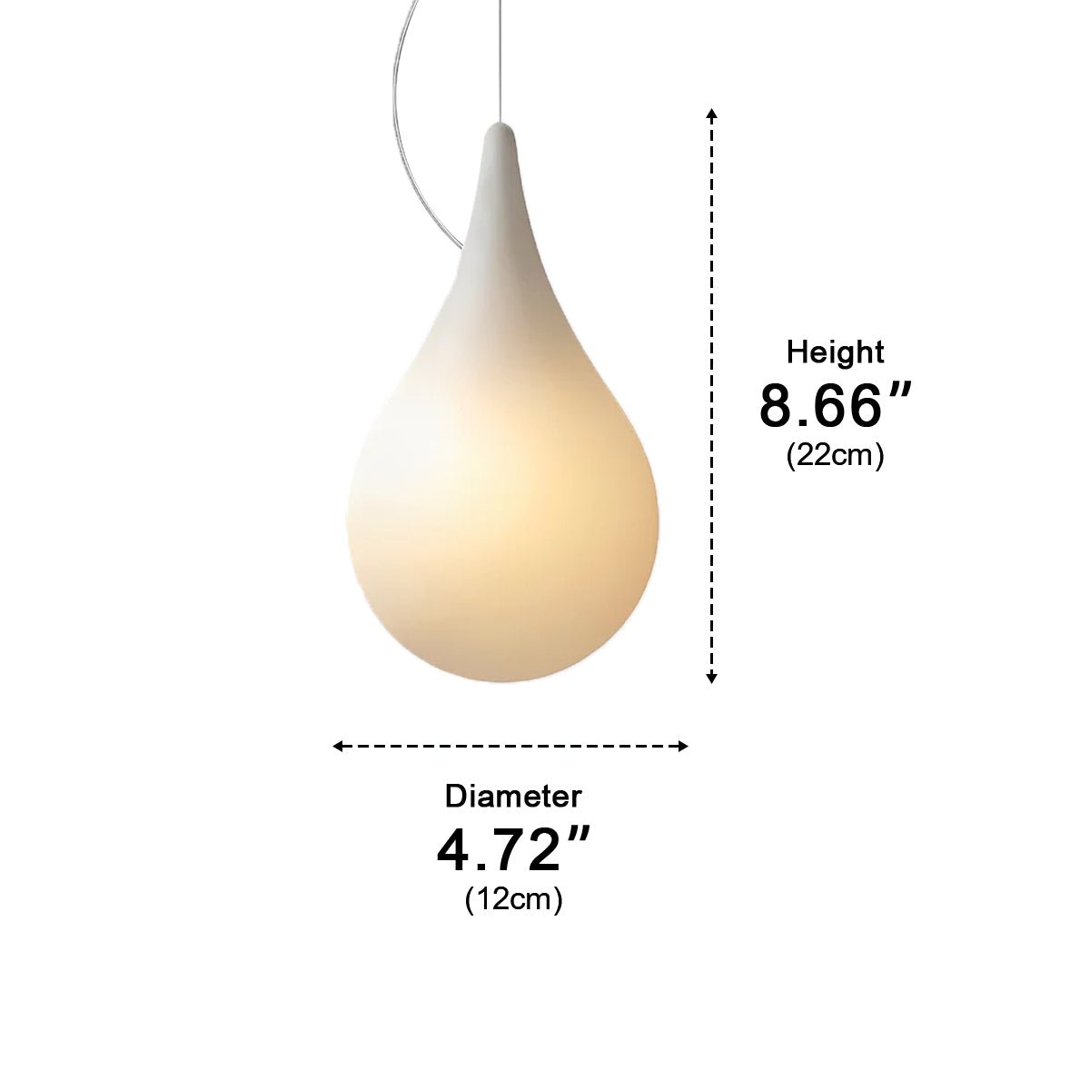 LED Hangverlichting Druppelvorm Waterdicht IP65 Sfeerlicht voor Tuin Terras Binnenplaats Buiten Sfeerverlichting | Sulvida
