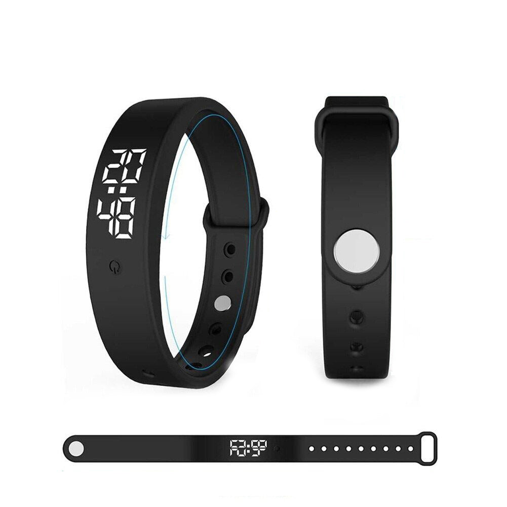 Digitaal Sporthorloge Waterdicht met Trilalarm Siliconen Band LED Display Vibratiewaarschuwing Hardlopen | Sulvida