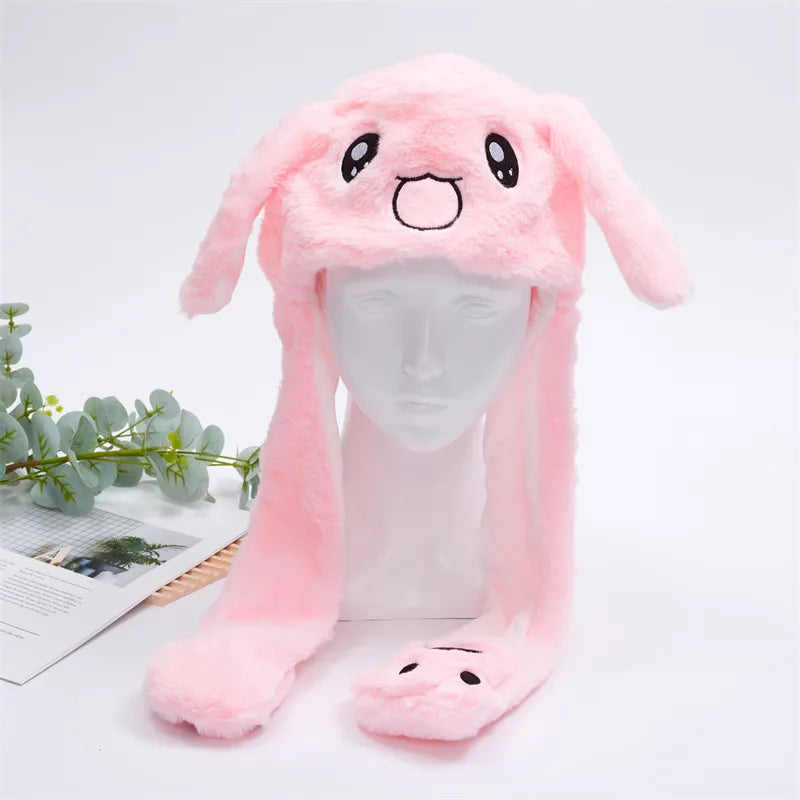 Interactieve Knuffelpet met Bewegende Oren – Pluche Muts Dieren Cosplay Accessoire voor Kinderen & Volwassenen | Sulvida