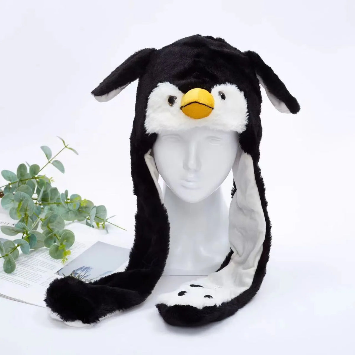 Interactieve Knuffelpet met Bewegende Oren – Pluche Muts Dieren Cosplay Accessoire voor Kinderen & Volwassenen | Sulvida