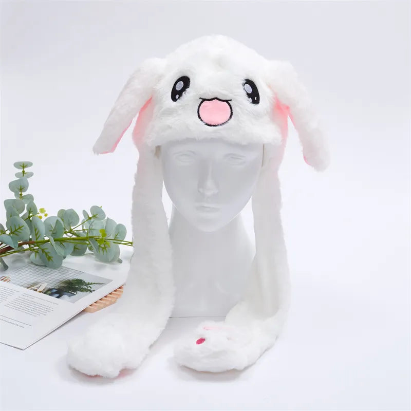 Interactieve Knuffelpet met Bewegende Oren – Pluche Muts Dieren Cosplay Accessoire voor Kinderen & Volwassenen | Sulvida