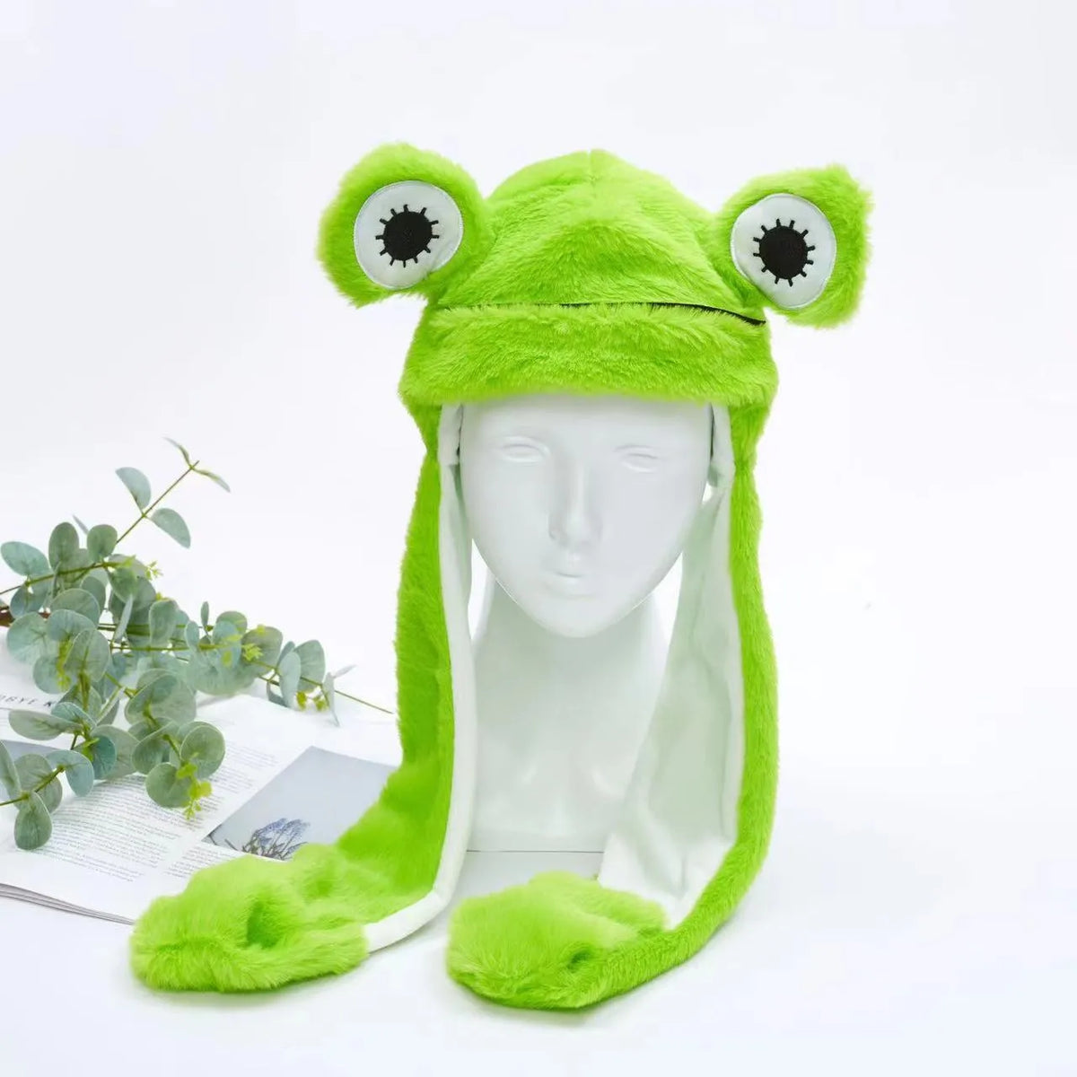 Interactieve Knuffelpet met Bewegende Oren – Pluche Muts Dieren Cosplay Accessoire voor Kinderen & Volwassenen | Sulvida