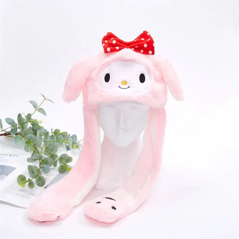 Interactieve Knuffelpet met Bewegende Oren – Pluche Muts Dieren Cosplay Accessoire voor Kinderen & Volwassenen | Sulvida