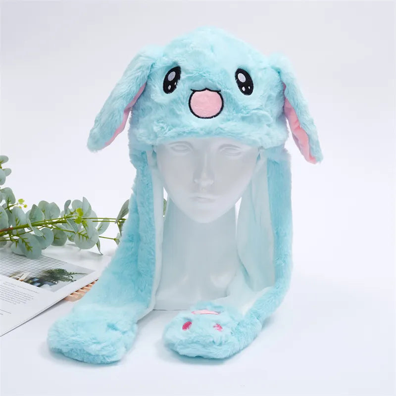 Interactieve Knuffelpet met Bewegende Oren – Pluche Muts Dieren Cosplay Accessoire voor Kinderen & Volwassenen | Sulvida