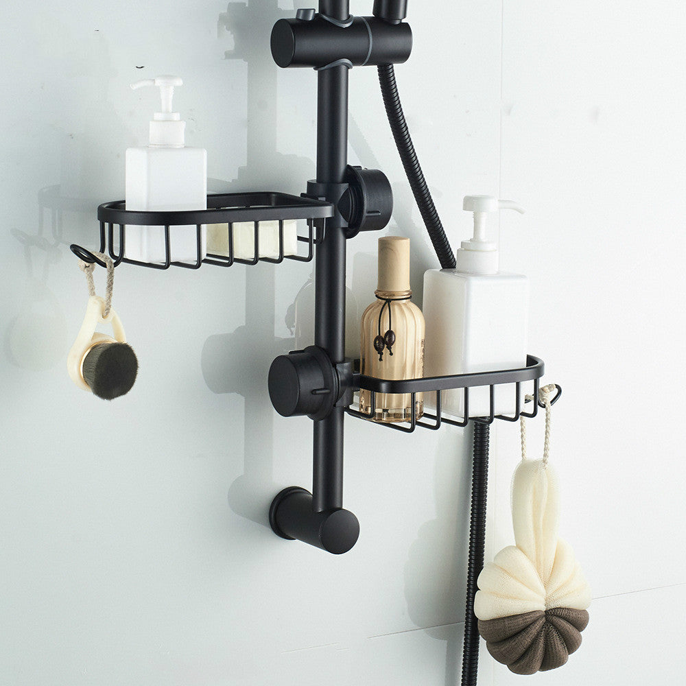Hangend Doucherekje voor Zeep Aluminium Snel Drogend Design Badkamer Douche Organizer Opbergmand Accessoire | Sulvida