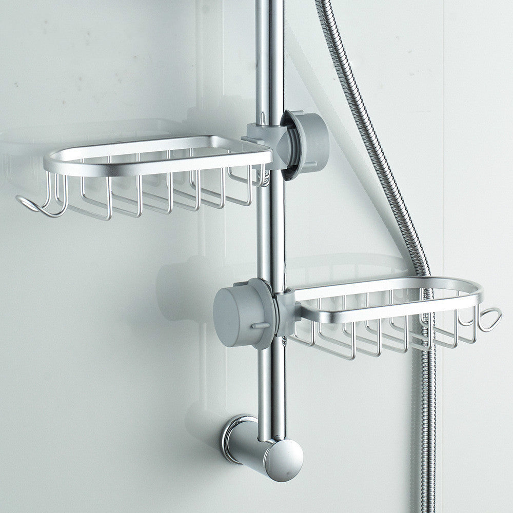 Hangend Doucherekje voor Zeep Aluminium Snel Drogend Design Badkamer Douche Organizer Opbergmand Accessoire | Sulvida
