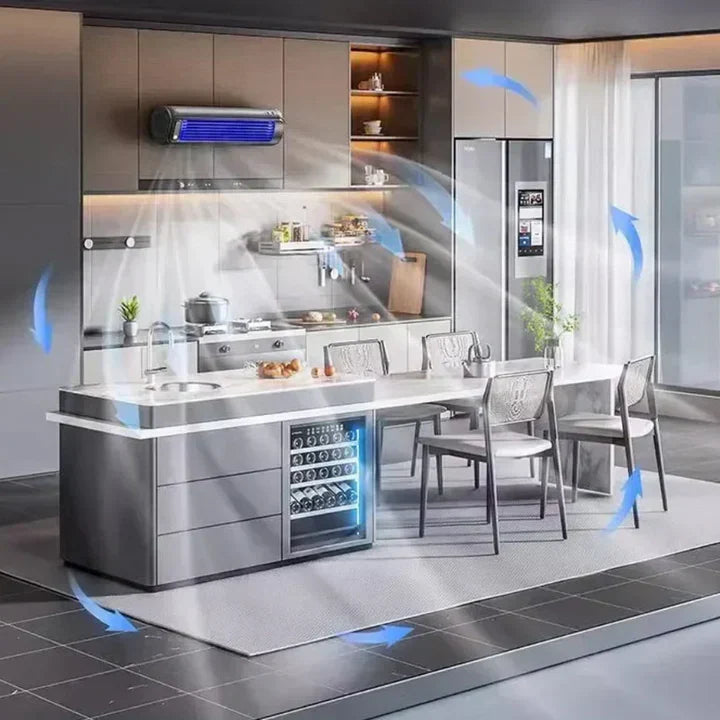 Draagbare Luchtkoeler Draadloos Oplaadbaar Klein Bureau Tafel Kantoor Slaapkamer Ventilatie Compact Mobiel | Sulvida