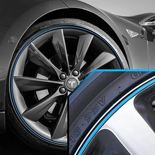 Velgrand Beschermstrip 8 Meter Rubber Zelfklevend voor Auto Velgen - Beschermt tegen Schuurschade en Krassen | Sulvida