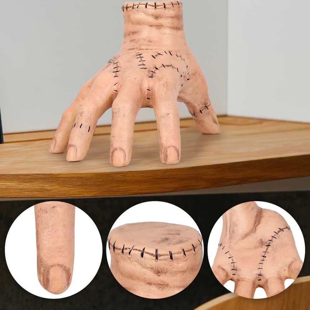 Bewegende Latex Hand Decoratie Halloween Gothic Cosplay Prop Griezelig Realistisch Interieur Accessoire | Sulvida