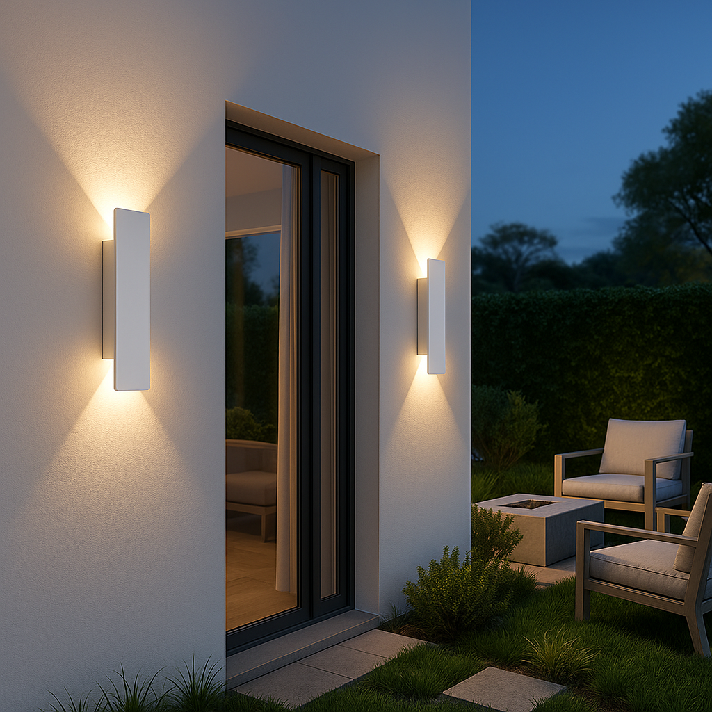 LED Wandlamp Buiten Waterbestendig IP65 Aluminium Gevelverlichting Tuinverlichting 4 Afmetingen Modern Design | Sulvida