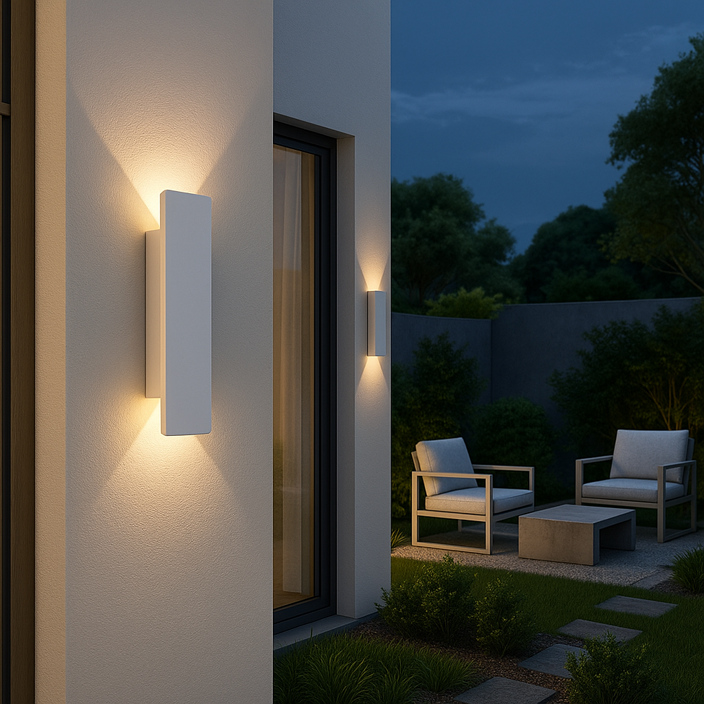 LED Wandlamp Buiten Waterbestendig IP65 Aluminium Gevelverlichting Tuinverlichting 4 Afmetingen Modern Design | Sulvida