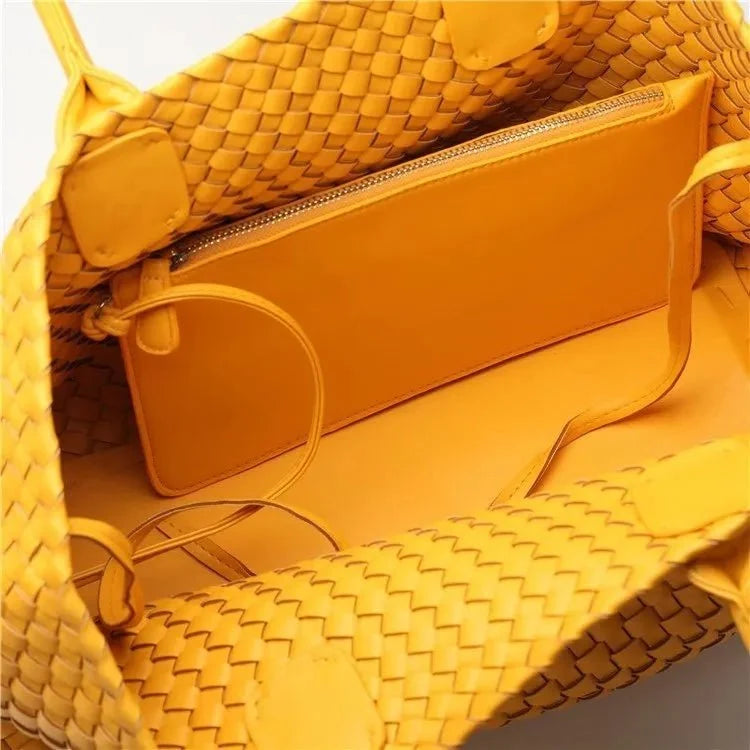 Sac à main élégant avec mini-sac en similicuir PU 38×17×30cm, spacieux, durable, sac d’épaule pour ordinateur portable, travail, bureau et quotidien | Sulvida
