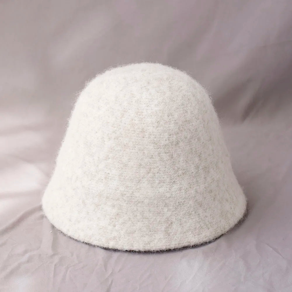 Wollenhoeden voor Dames – Vissersmuts Winterhoed Bucket Hat Warm & Comfortabel Tijdloos Design Streetwear | Sulvida