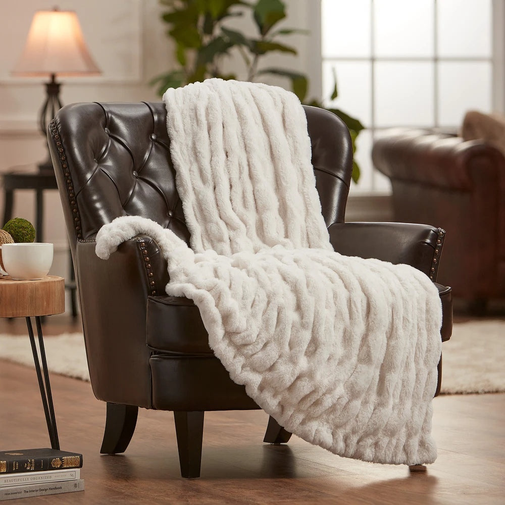Imitatiebont Plaid Dubbelzijdig Zacht Warm Decoratief Fluweelzacht Alle Seizoenen Woonkamer Slaapkamer Deken | Sulvida