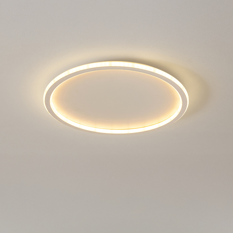 LED-plafondlamp rond modern design Nordic stijl zwart wit dimbaar voor woonkamer slaapkamer hal keuken | Sulvida