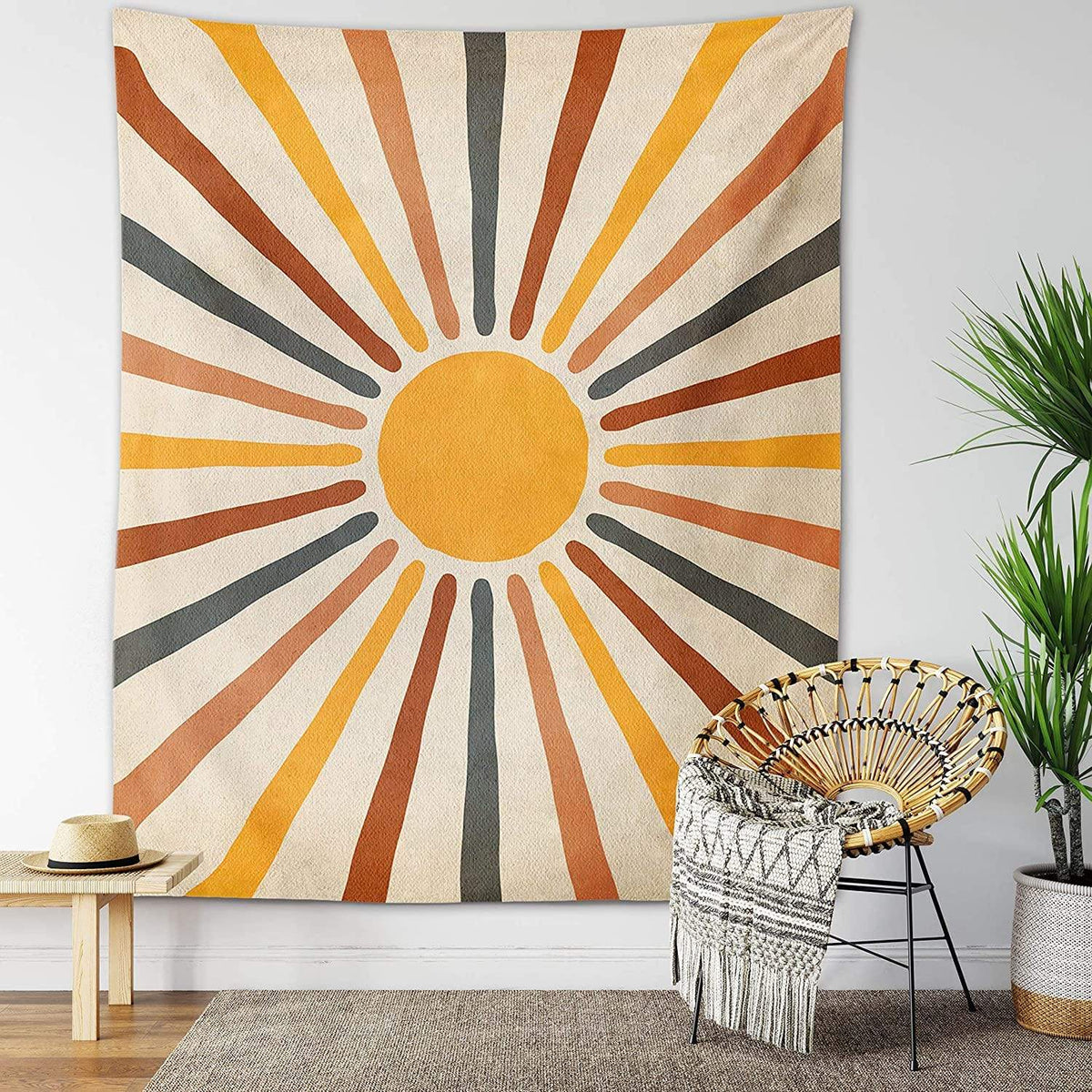 Boho Wandkleed Zon Cover Me With Sunshine Katoen Polyester 75x75 cm 150x130 cm Wandtextiel Woondecoratie | Sulvida