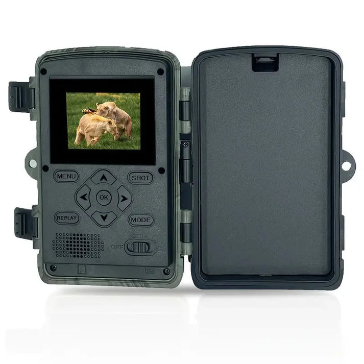 Wildcamera 4K Ultra HD met 60MP Sensor en App-Bediening voor Natuurfotografie Wildlife Observatie Dag en Nacht | Sulvida