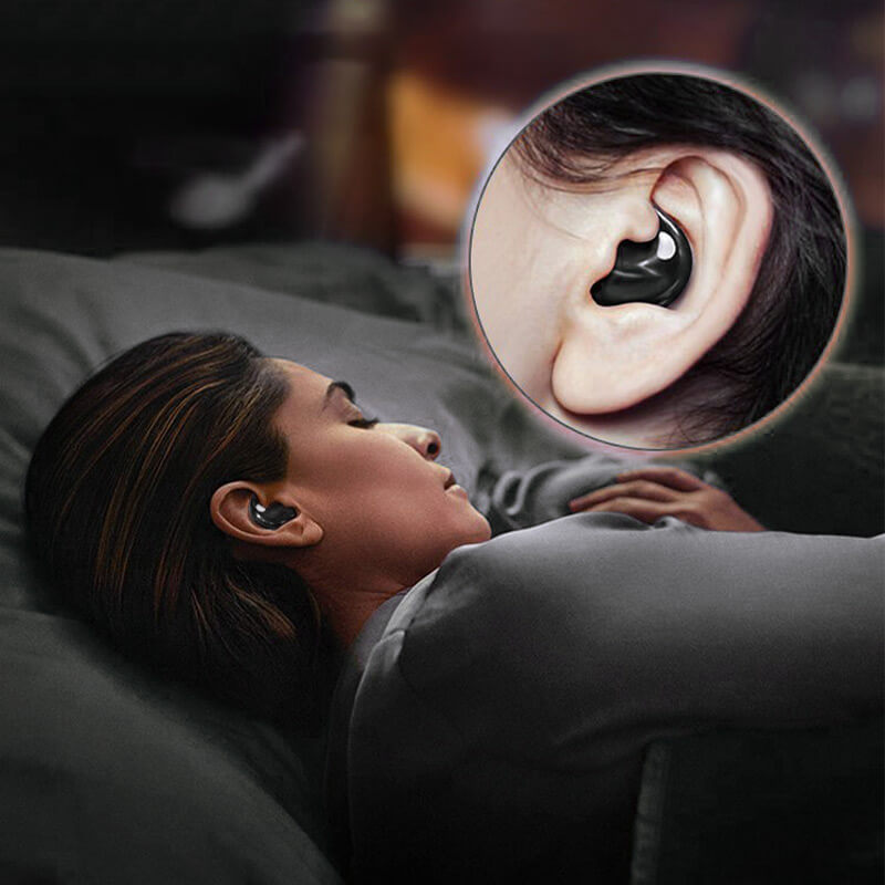 Draadloze Bluetooth Slaapkoptelefoon IPX5 Waterdicht Nachtrust Oordopjes met Oplaadcase Comfortabel In-Ear Ontwerp voor Slapen Sporten Reizen 24 Uur Speeltijd Compact Handsfree Bellen | Sulvida