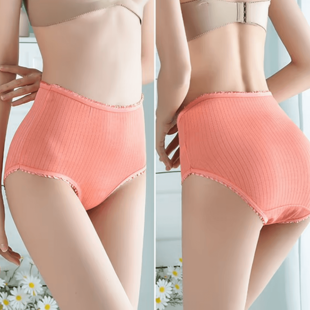 Lekbestendige Damesondergoed Set – Veilig Ademend 3-Pack Katoenmix Slipjes Comfort Menstruatie Incontinentie | Sulvida