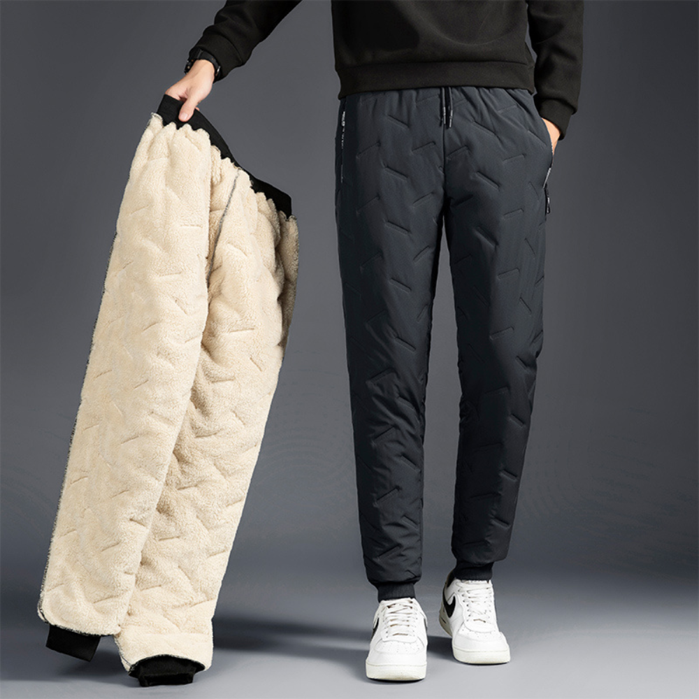 Thermische Winterbroek voor Dames Waterproof Zwart Grijs Warm Outdoorbroek met Rits Zakken Wandelen Skiën | Sulvida