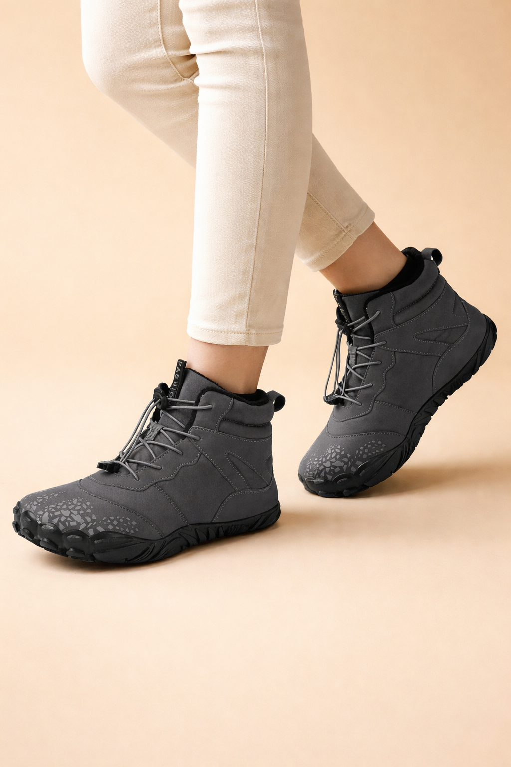 Waterdichte Barefoot Schoenen Dames Minimalistisch Natuurlijke Beweging Wandelschoenen Winter Outdoor | Sulvida