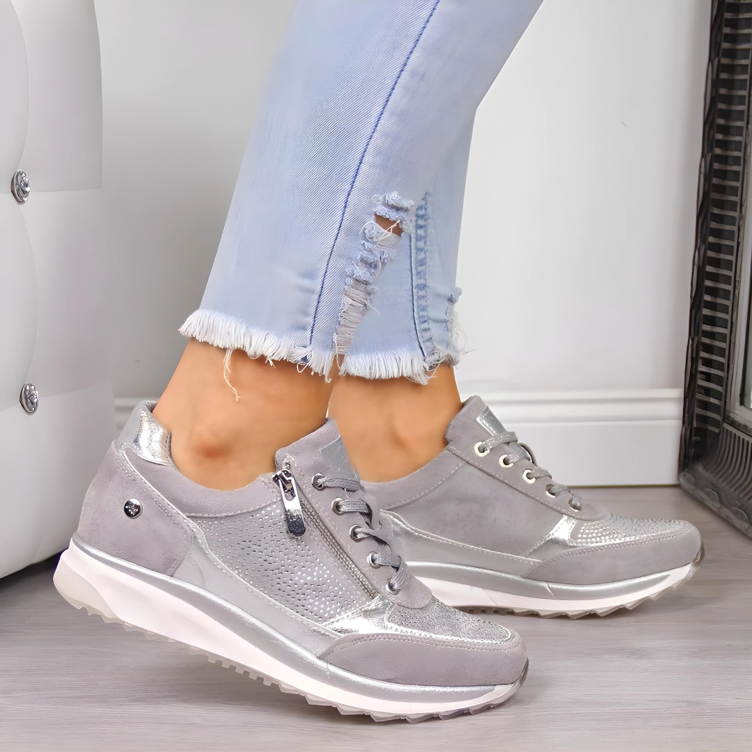 Orthopedische dames sneakers met antislipzool voor comfortabel dagelijks gebruik sportief casual wandelen | Sulvida