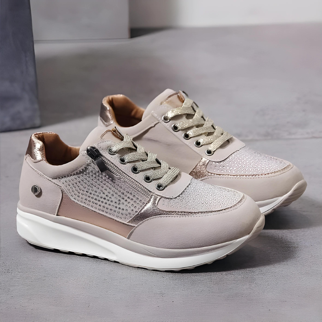 Orthopedische dames sneakers met antislipzool voor comfortabel dagelijks gebruik sportief casual wandelen | Sulvida