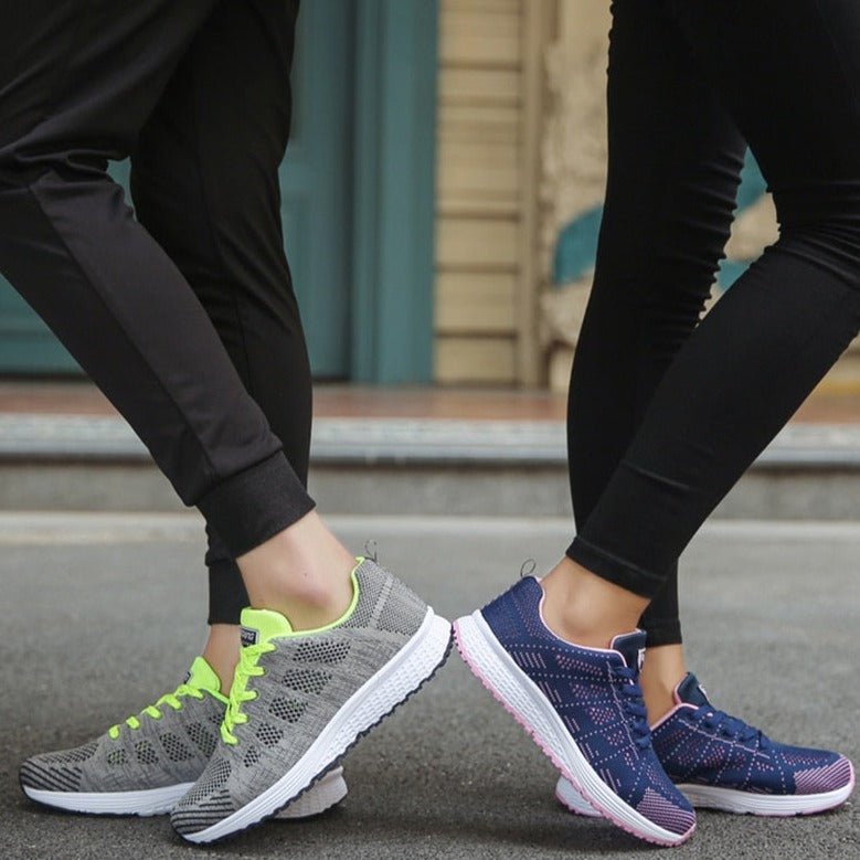 Orthopedische wandelsneakers dames met boogondersteuning ademend mesh ergonomisch comfortabel dagelijks gebruik | Sulvida
