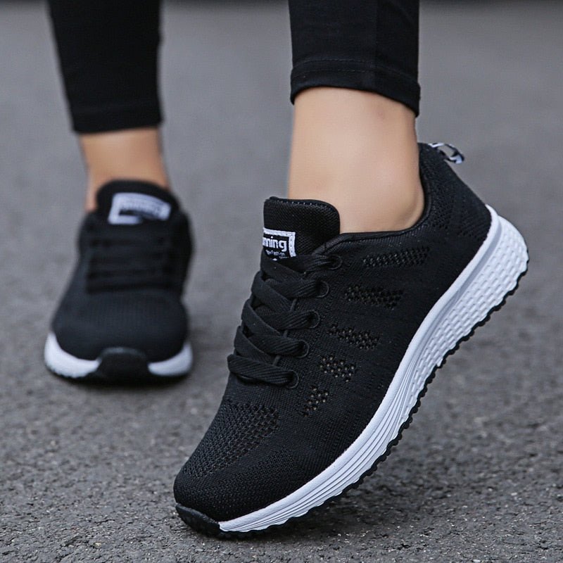 Orthopedische wandelsneakers dames met boogondersteuning ademend mesh ergonomisch comfortabel dagelijks gebruik | Sulvida