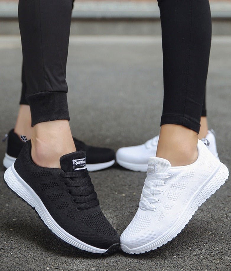 Orthopedische wandelsneakers dames met boogondersteuning ademend mesh ergonomisch comfortabel dagelijks gebruik | Sulvida