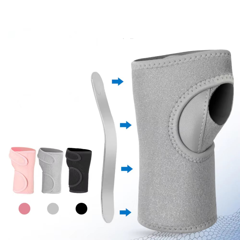 Verstelbare Polsbrace met Metalen Spalk – Stabiele Ondersteuning voor Pols en Hand bij Belasting en Herstel | Sulvida
