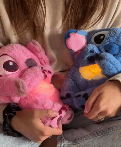 Knuffel met Ademhalingssimulatie en Nachtlampje Ontspanning Rustgevend Speelgoed Stress Vermindering | Sulvida