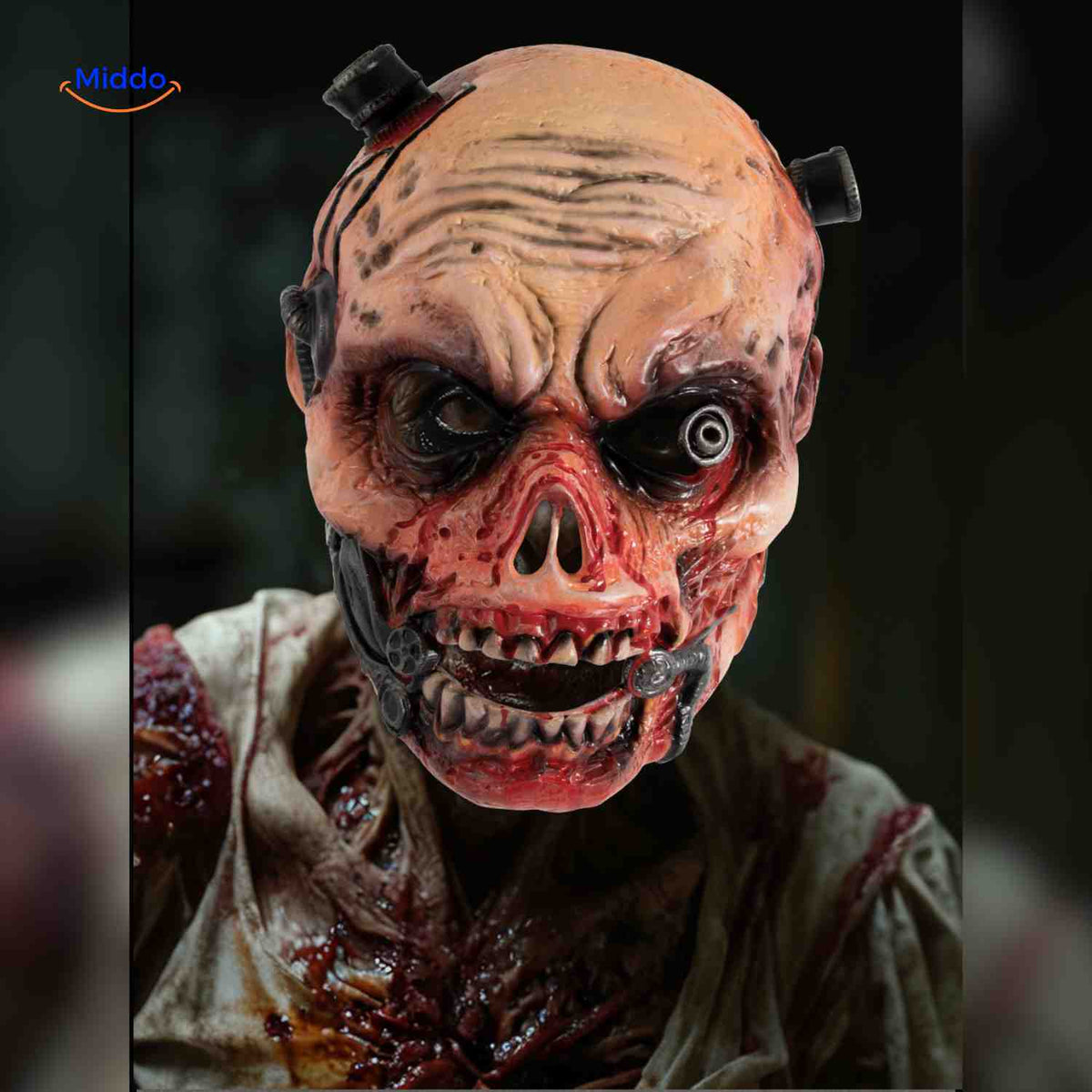 Horror Zombiemasker Latex voor Halloween Feest Cosplay Griezelmasker Realistische Textuur Eng Kostuum Accessoire | Sulvida