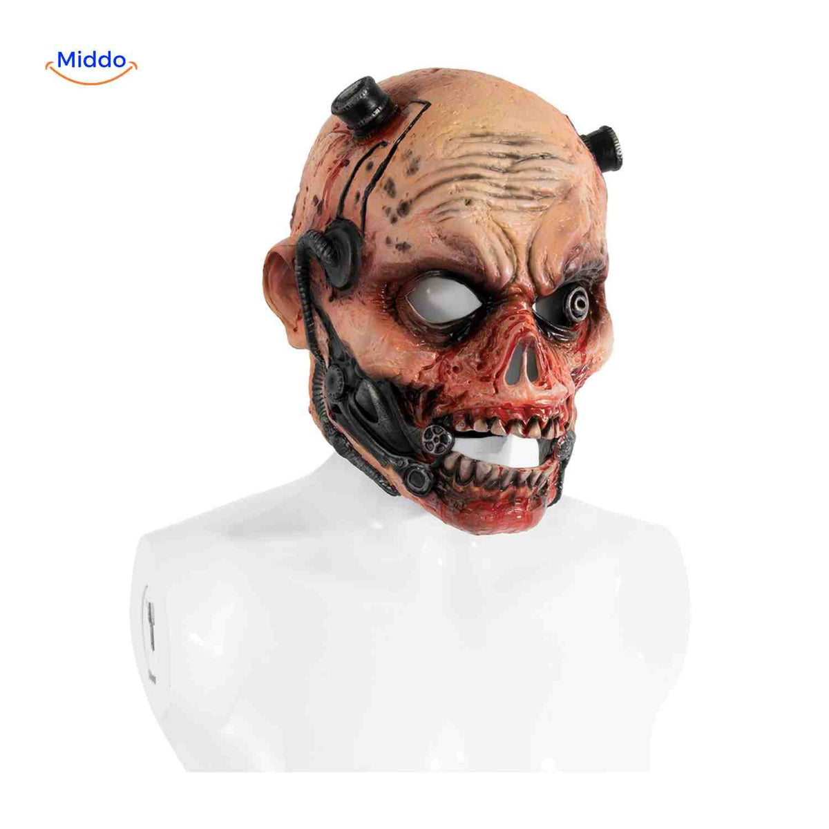 Horror Zombiemasker Latex voor Halloween Feest Cosplay Griezelmasker Realistische Textuur Eng Kostuum Accessoire | Sulvida