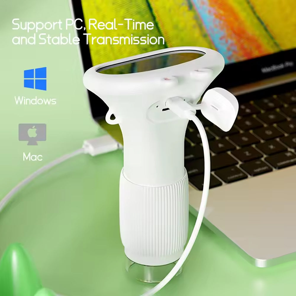 Microscope pour enfants avec grossissement 1000x, USB, numérique, caméra HD 2MP, pour découvrir les sciences de manière éducative | Sulvida