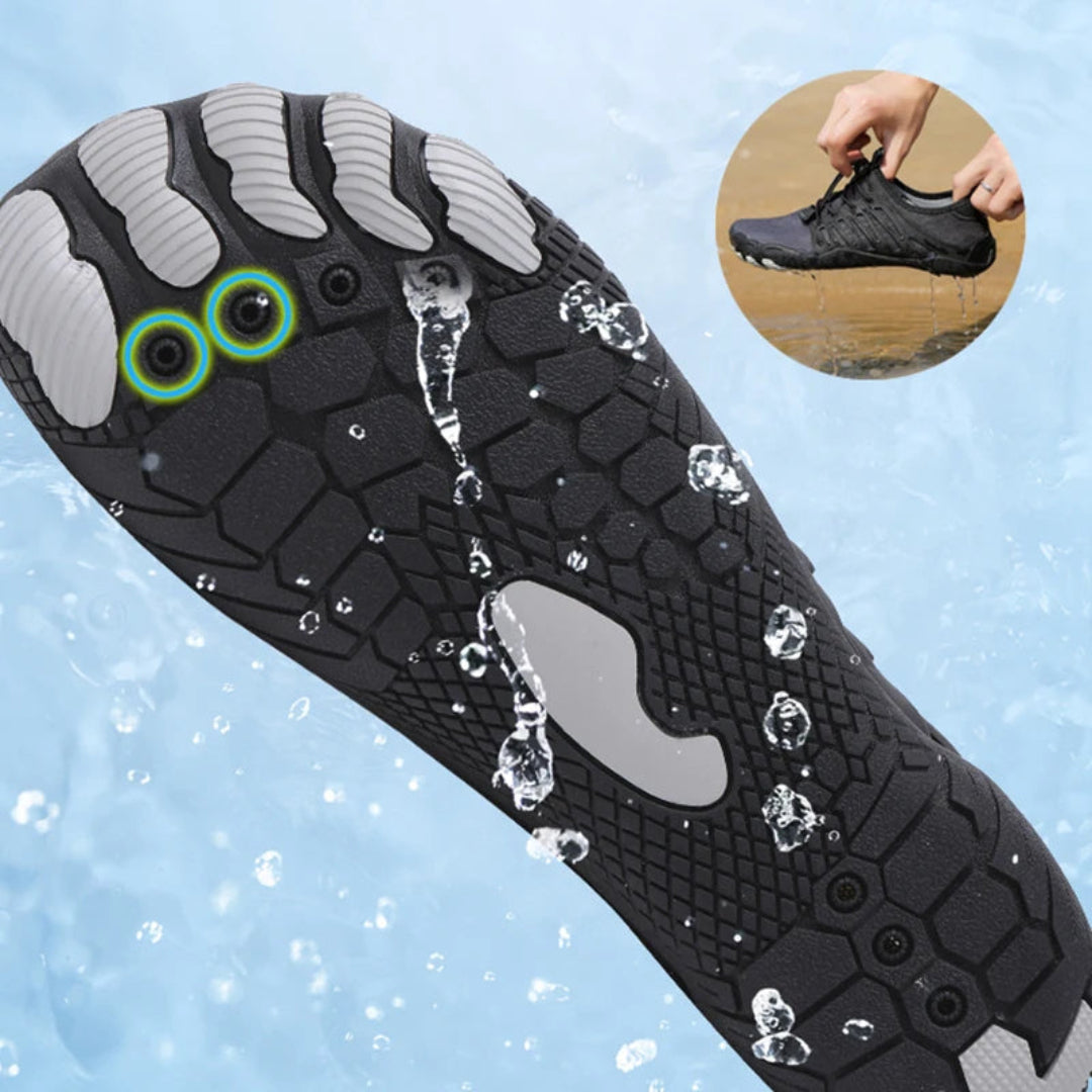 Barefoot Schoenen Orthopedisch Zwart Unisex Ademend Lichtgewicht Natuurlijk Bewegingspatroon Dagelijks Comfort | Sulvida