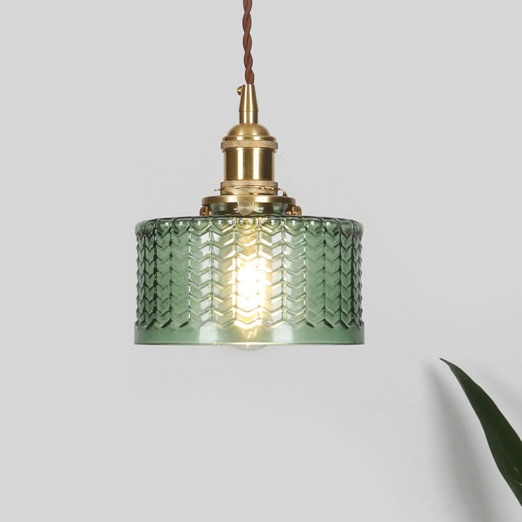 Glazen hanglamp met messing en glas rond design eenlichtpunt woonkamer eetkamer sfeervol tijdloos interieur | Sulvida